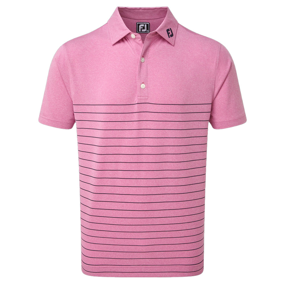FootJoy Heather Lisle Pinstripe Golf Polo Shirt | Snainton Golf