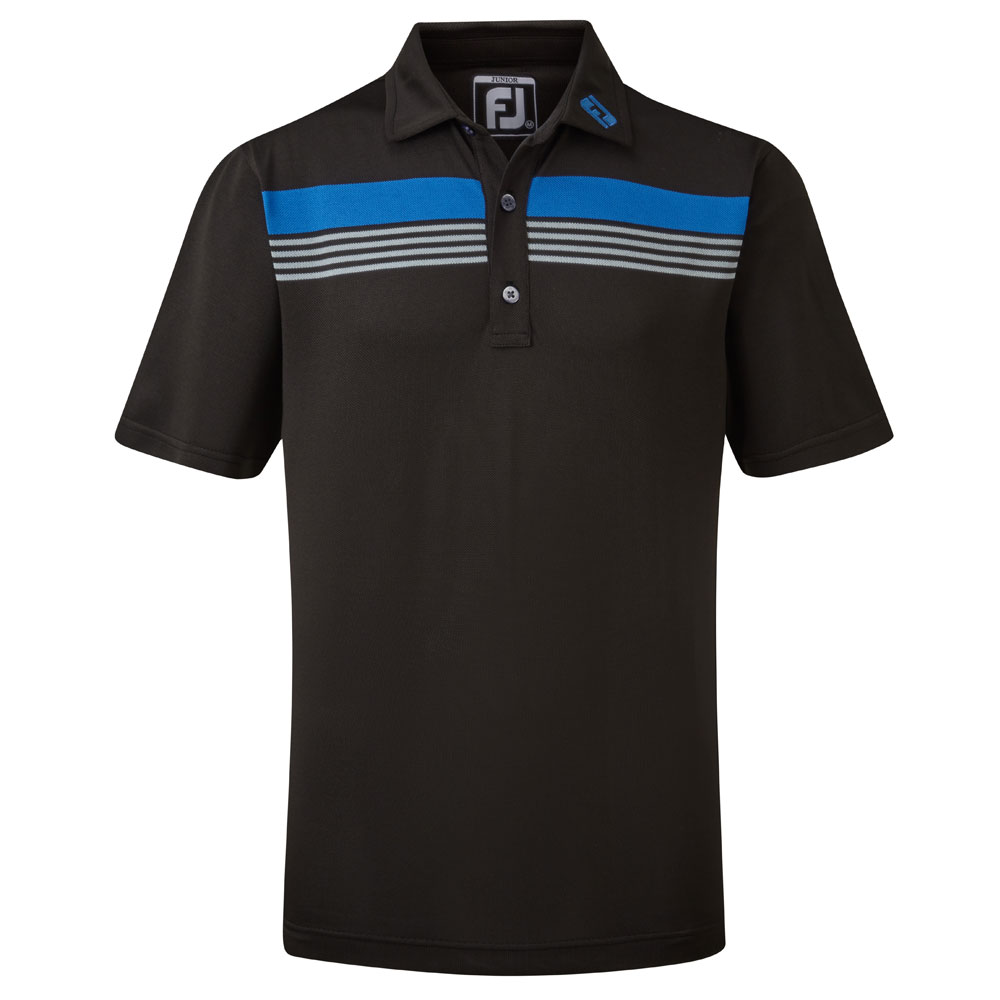 FootJoy Junior Stretch Pique Chestband Golf Polo Shirt
