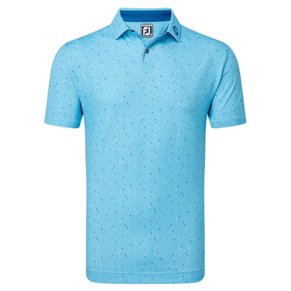 Footjoy Tweed Texture Pique Golf Polo Shirt 