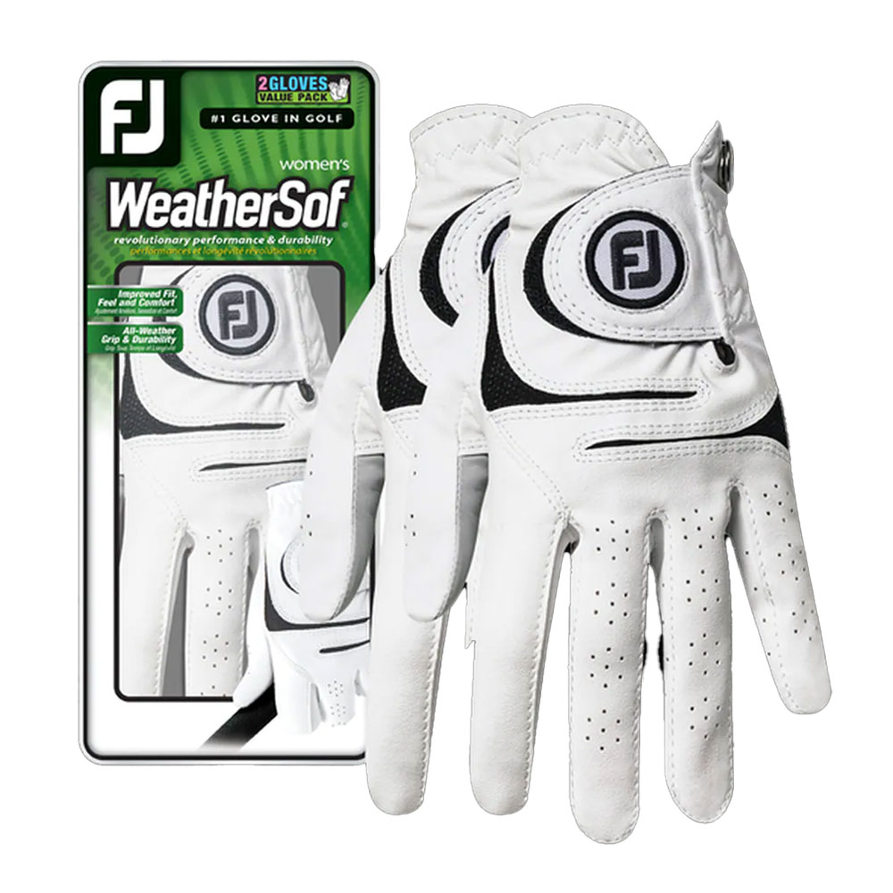 FootJoy WeatherSof Ladies Golf Glove (2 Pack)