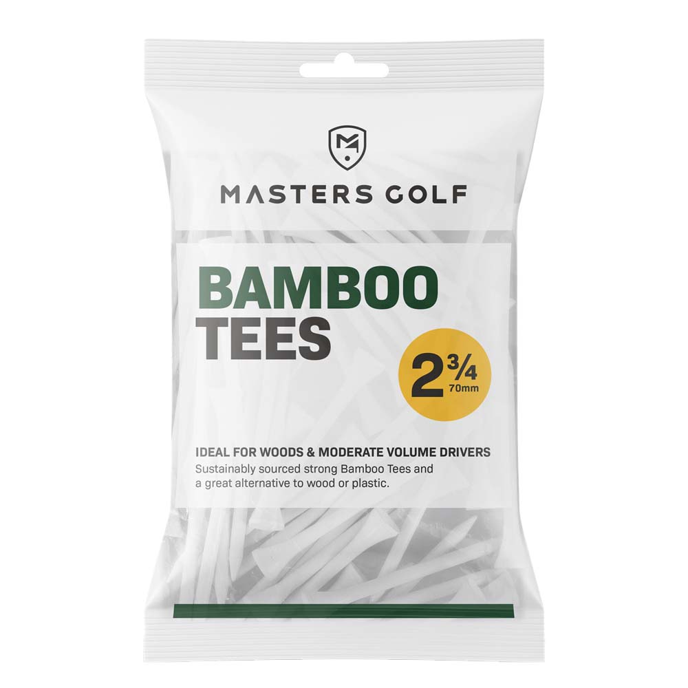 Masters Golf 70mm Bamboo Golf Tees - 20 Pack