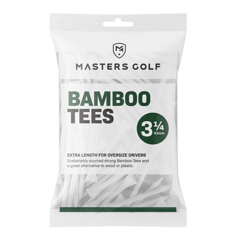 Masters Golf 83mm Bamboo Golf Tees - 15 Pack