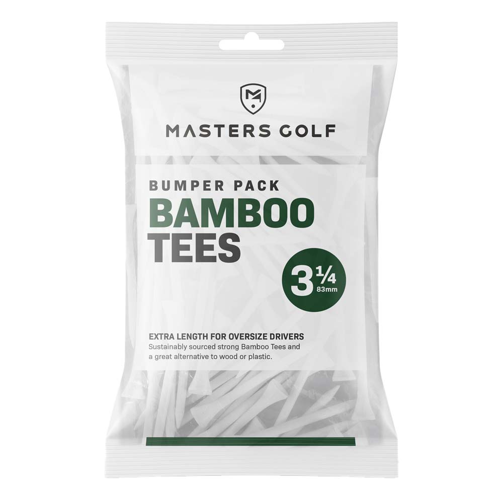 Masters Golf 83mm Bamboo Golf Tees - 85 Pack