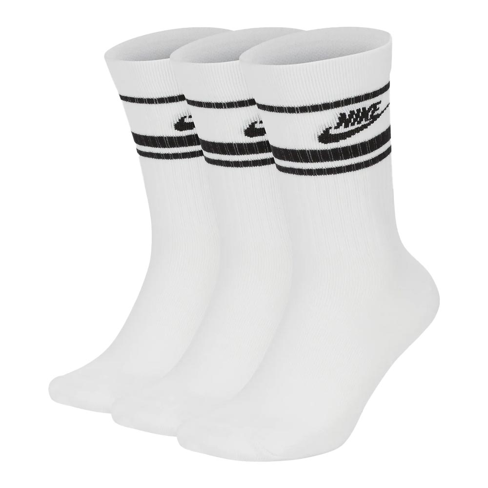 Nike Sportswear Essential Stripe Golf Crew Socks (3 Pack)