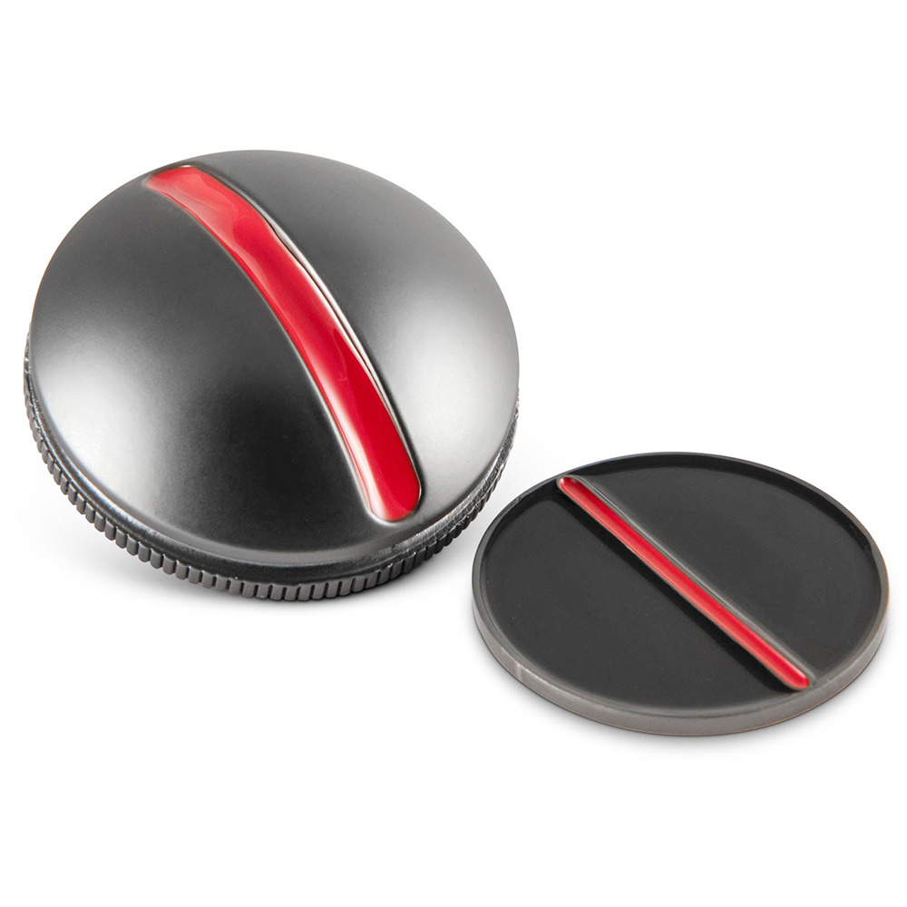 On Point Smooth Red Golf Ball Marker
