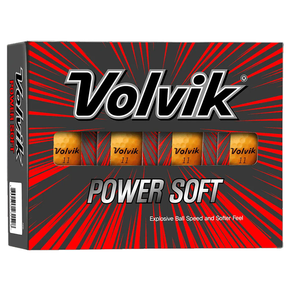 Volvik Power Soft Orange Golf Balls