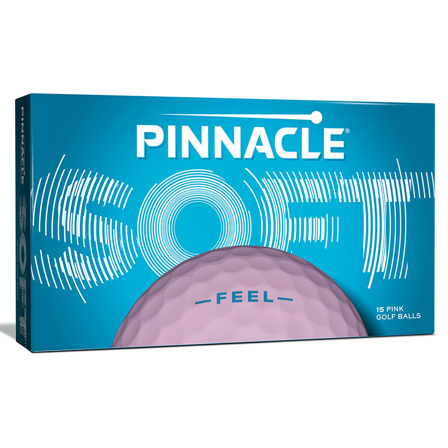 Pinnacle Soft Pink Golf Balls - 15 Ball Pack