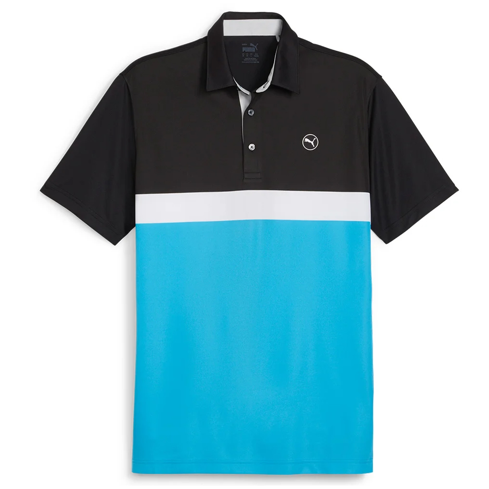 Puma Pure Colour Block Golf Polo Shirt