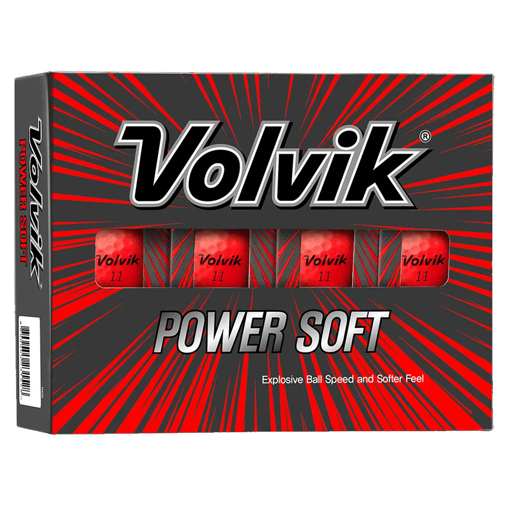 Volvik Power Soft Red Golf Balls