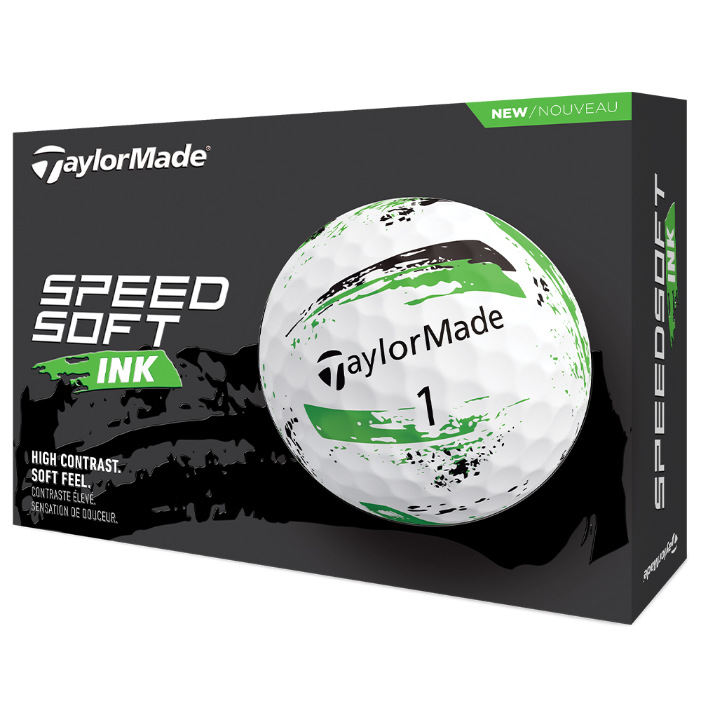 TaylorMade Speed Soft 2024 Ink Green Golf Balls