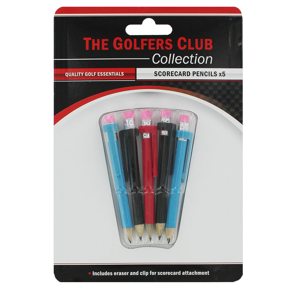 The Golfers Club Deluxe Pencils - 5 Pack