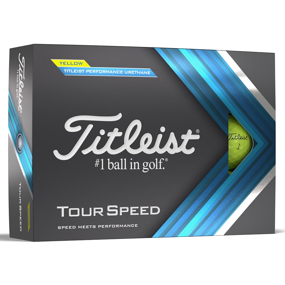 Titleist Tour Speed 2023 Yellow Golf Balls