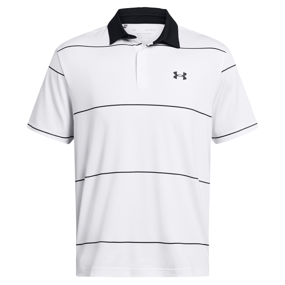 Under Armour Playoff 3.0 Clubhouse Stripe Golf Polo Shirt