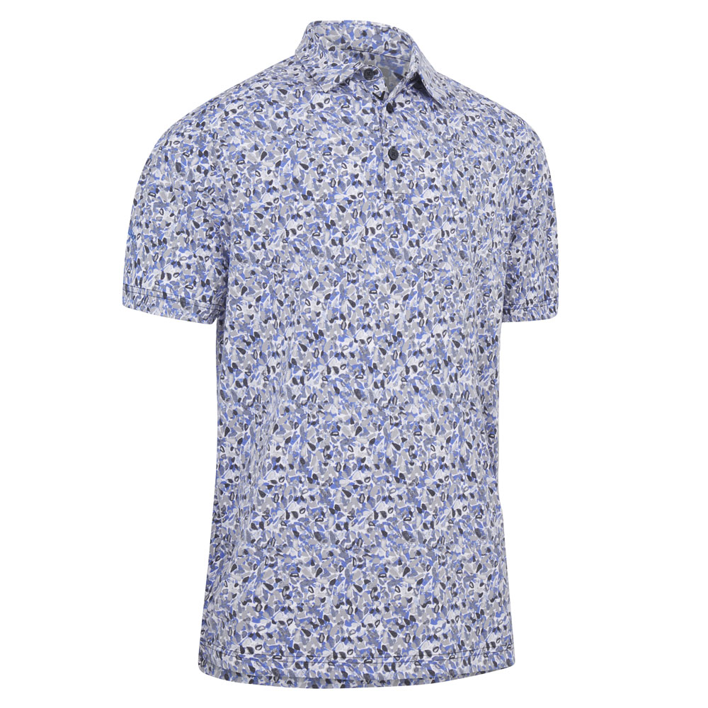 Callaway Filtered Floral Print Golf Polo Shirt