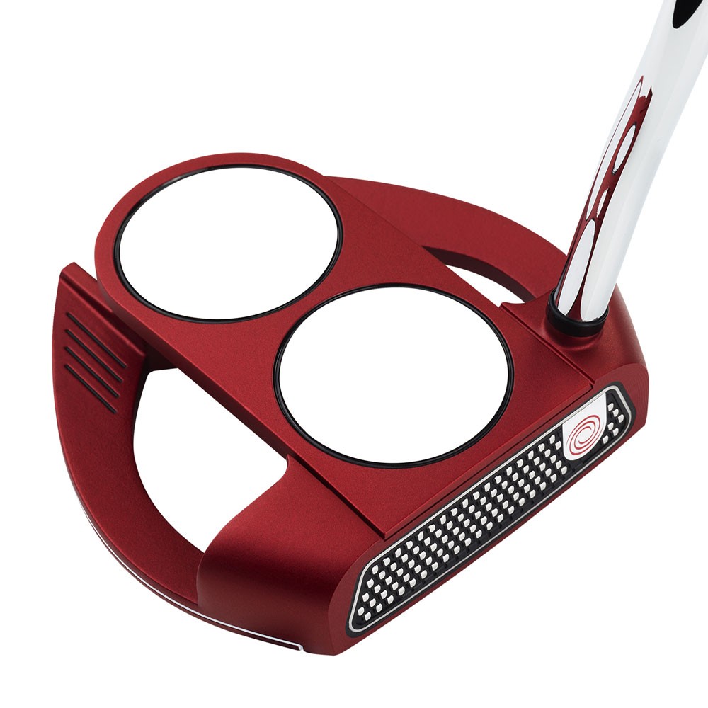 Odyssey O-Works 2-Ball Fang Red Golf Putter