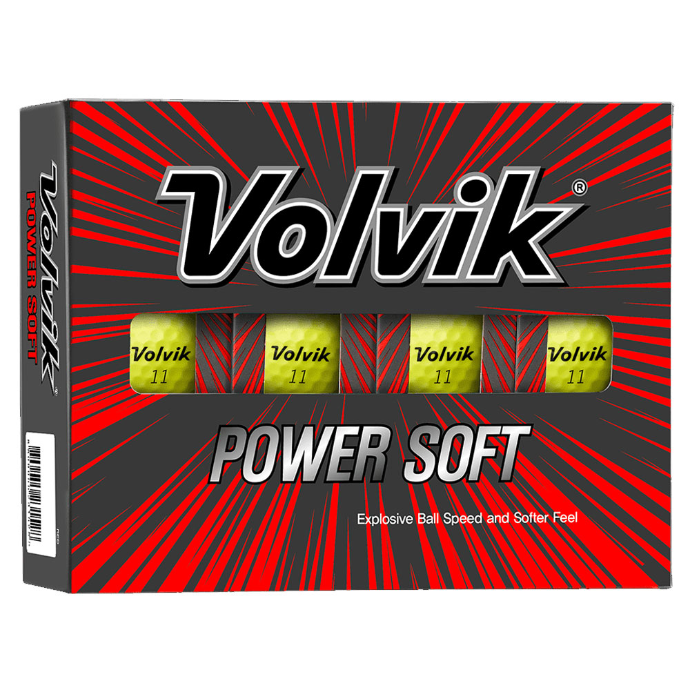 Volvik Power Soft Yellow Golf Balls